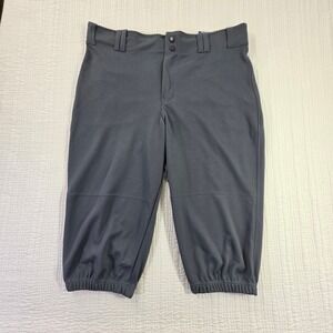 Champro Sports Mens Baseball Pants Knicker Style Charcoal Gray NWT Adult Size XL